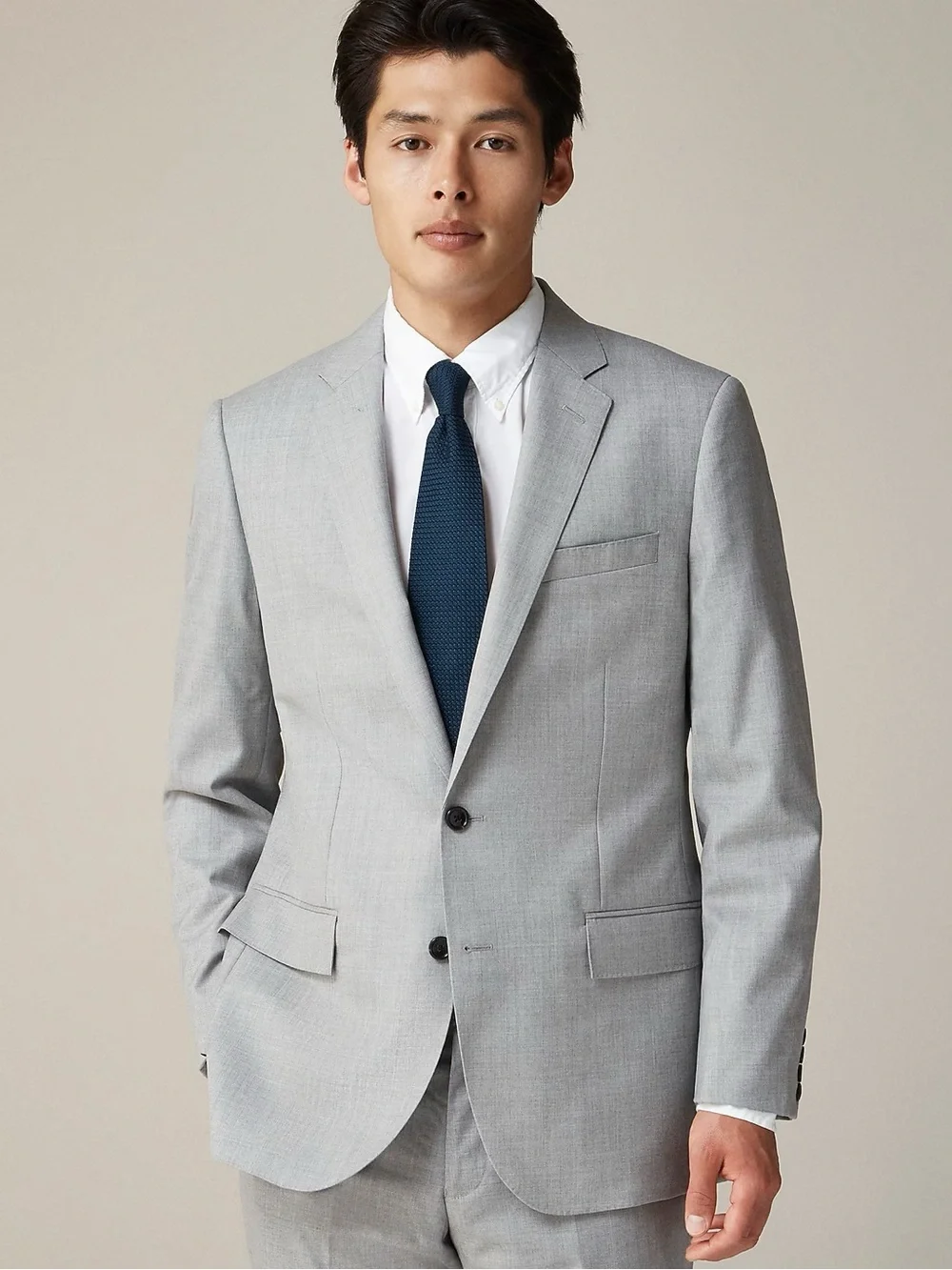 J. CREW Ludlow Slim-fit suit jacket in Italian wool in Gray NWT 40 R $550 28130